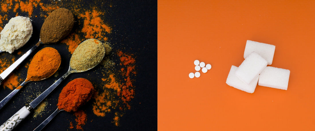 natural flavors next to artificial sweeteners