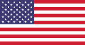 American flag with stars on a blue field and stripes on a red and white background